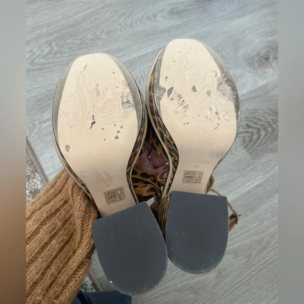 Free People Remi Platform heel in cheetah